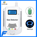 Detector de Gás com Alarme Sonoro – Sensor de Vazamento com Display LCD (Gás Natural e Inflamáveis)