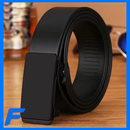 Cinto de Luxo Masculino com Fivela Automática – Couro Genuíno