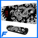 Mousepad Gamer XXL Dragão Japonês – Anime, Grande, Antiderrapante e à Prova d’Água
