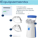 Nebulizador Portátil Silencioso Mesh – Alívio Rápido para Adultos e Crianças