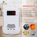 Detector de Gás com Alarme Sonoro – Sensor de Vazamento com Display LCD (Gás Natural e Inflamáveis)
