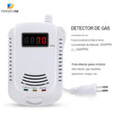 Detector de Gás com Alarme Sonoro – Sensor de Vazamento com Display LCD (Gás Natural e Inflamáveis)