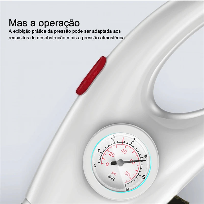 Desentupidor Manual de Alta Pressão – Ralos, Esgotos da Cozinha e Banheiro