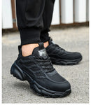 Tênis de Segurança Masculino – Leve, Respirável e com Biqueira de Aço – Antiperfuração