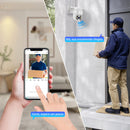 Câmera 360° Smart Wi-Fi A8 Full HD – Visão Noturna, Monitoramento por App e Detecção de Movimento