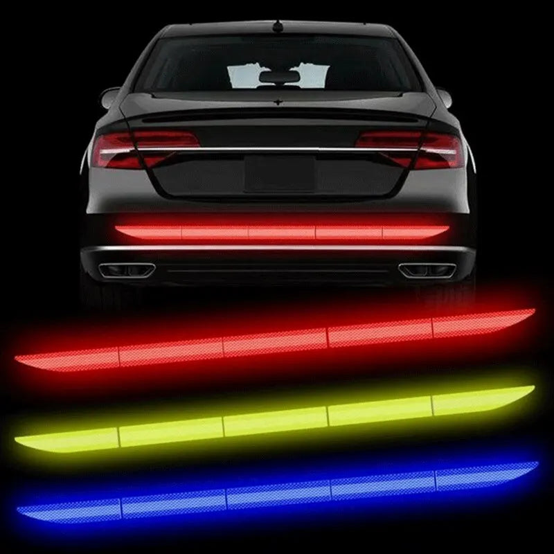 Adesivo Refletivo de Segurança Noturna para Carro