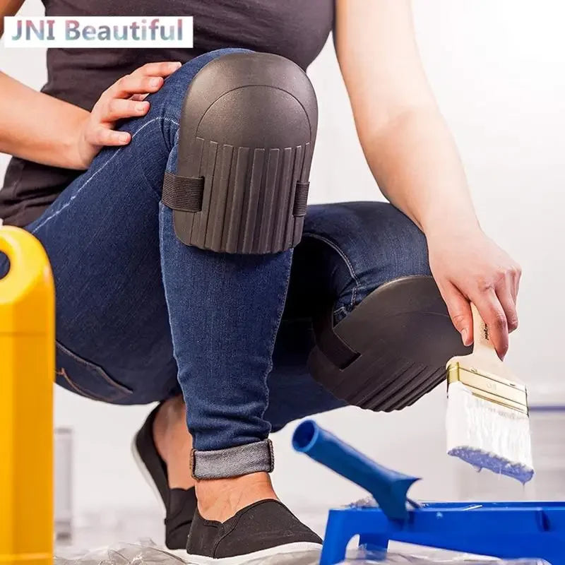 1 Par de Joelheiras Profissionais – Proteção Espessa e Conforto para chão