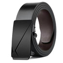 Cinto de Luxo Masculino com Fivela Automática – Couro Genuíno