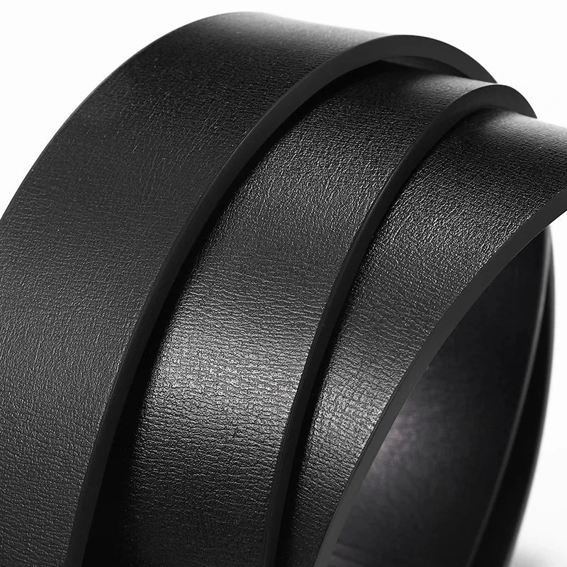Cinto de Luxo Masculino com Fivela Automática – Couro Genuíno