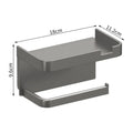 Suporte Multiuso para Papel Higiênico e Armazenamento – Prático, Compacto e Sem Furos