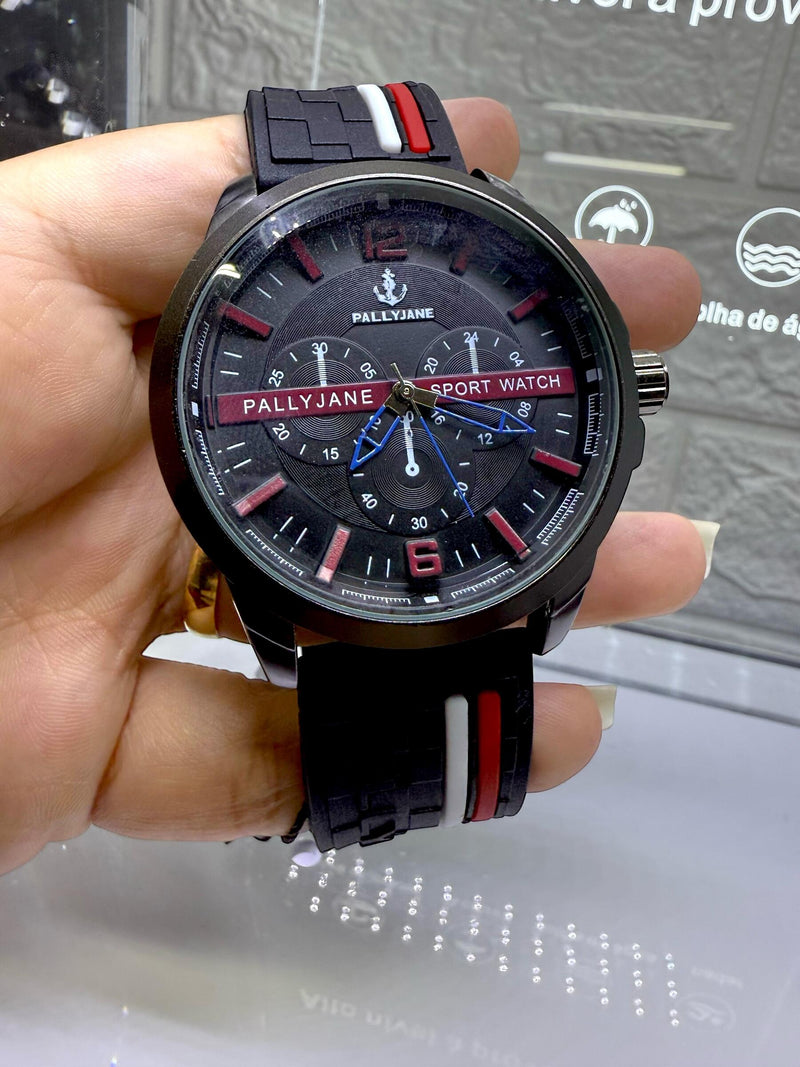 Relógio Pallyjane Sport + Cinto de Brinde – O Combo Perfeito para Presentear ESTOQUE LIMITADO